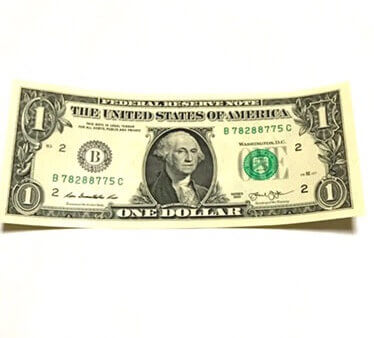 1ドル札の画像